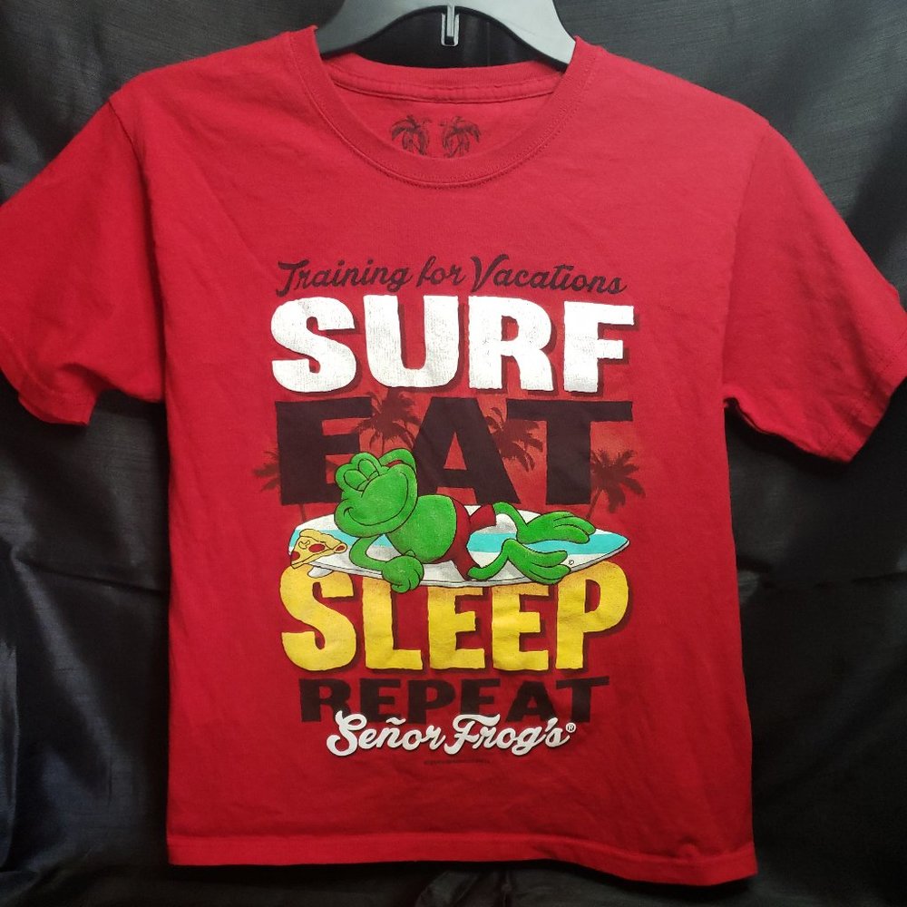 Senor Frog's Youth Red SL TShirt (Size M)